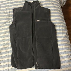 Figs XS charcoal vest